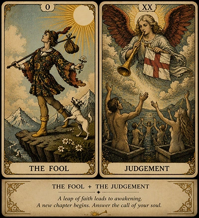 TarotCards.io | The Fool Tarot Card Meaning: A New Adventure, or Danger In Disguise?