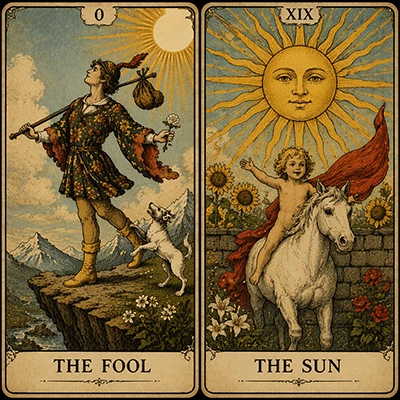 TarotCards.io | The Fool Tarot Card Meaning: A New Adventure, or Danger In Disguise?