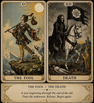 TarotCards.io | The Fool Tarot Card Meaning: A New Adventure, or Danger In Disguise?