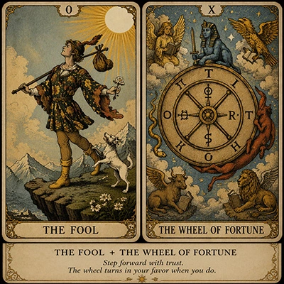 TarotCards.io | The Fool Tarot Card Meaning: A New Adventure, or Danger In Disguise?