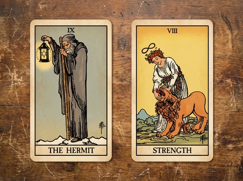 TarotCards.io | Die Bedeutung der Tarotkarte „Der Eremit“: Höre auf deine innere Stimme