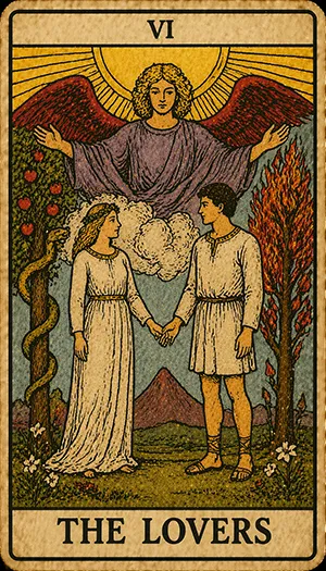 The Lovers Upright