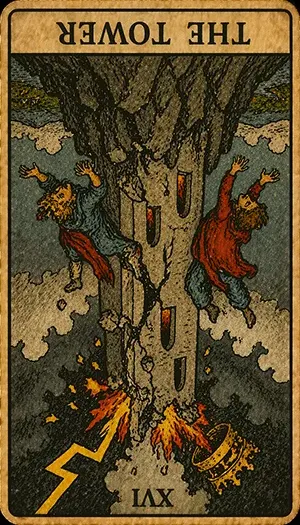 TarotCards.io | Die Bedeutung der Tarotkarte „Der Turm“: Die Karte der plötzlichen Veränderung