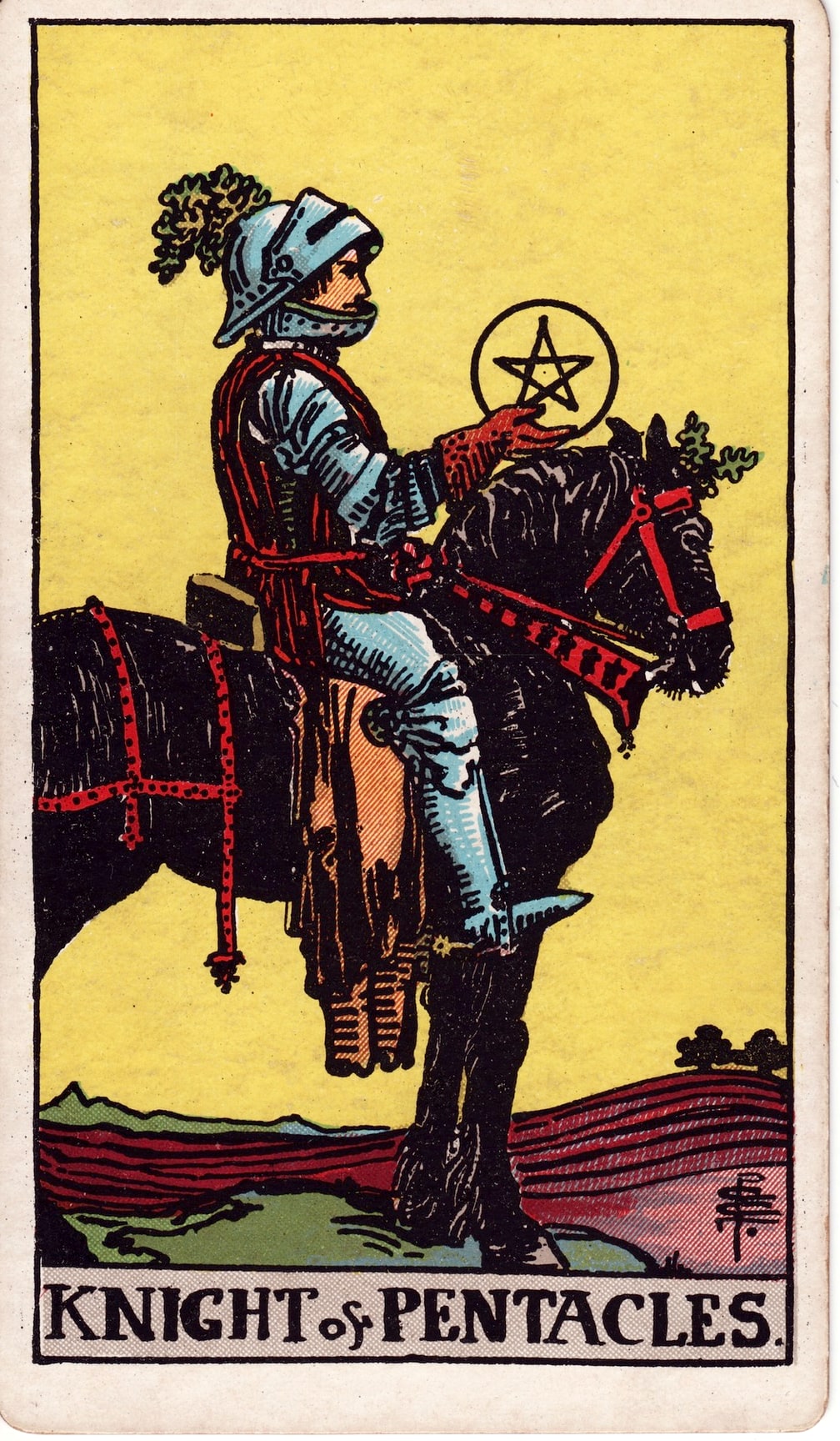 The Knight of Pentacles Tarot Card Meaning: The Card of Routine
