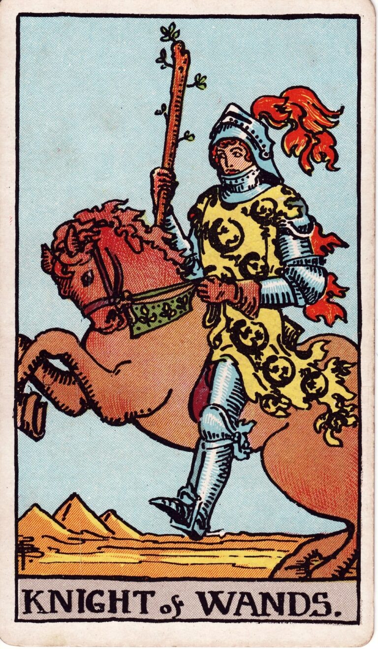 Knight of Wands tarot card