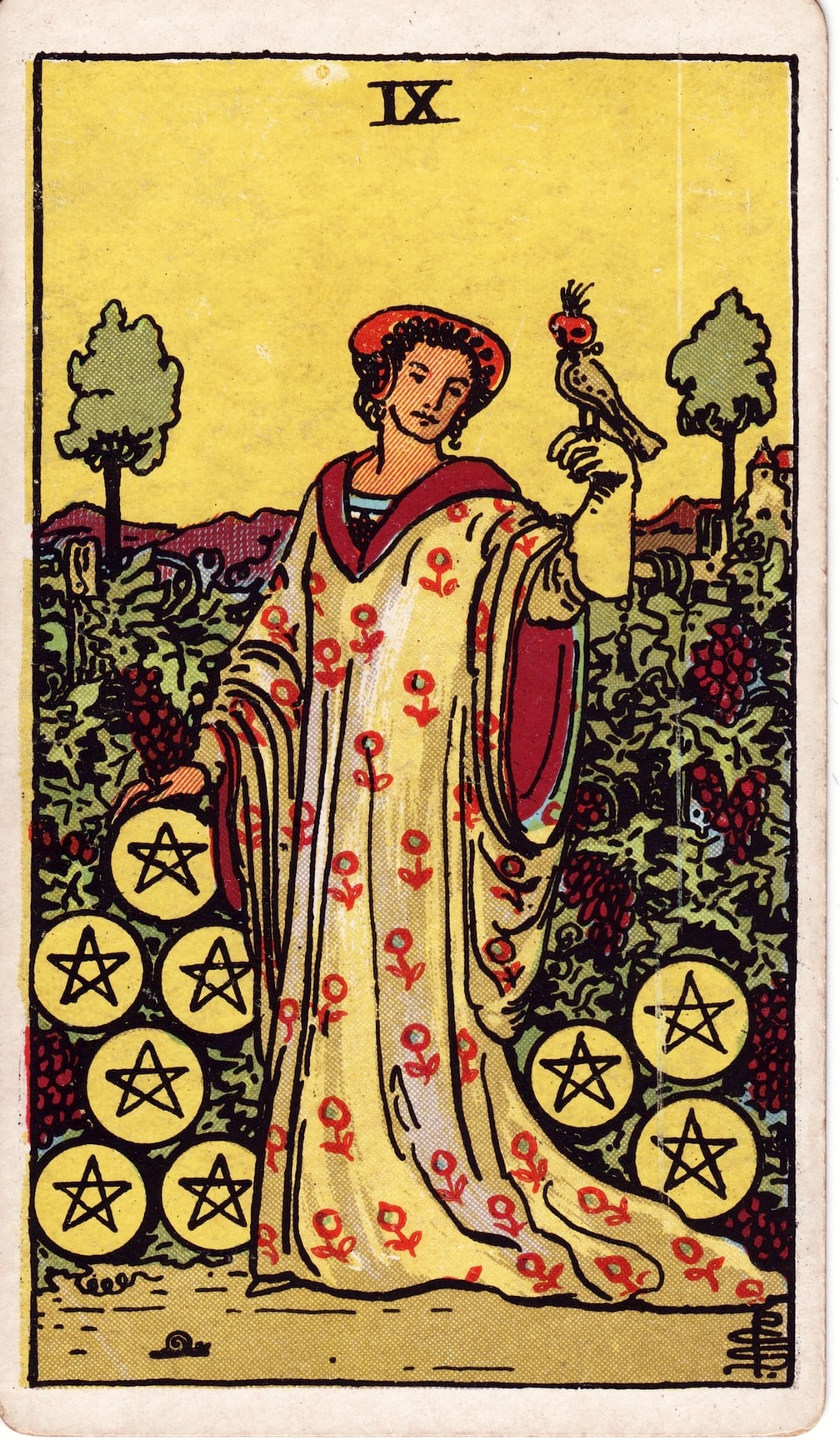 The Nine of Pentacles Tarot Card Meaning: The Card of Earned Luxury