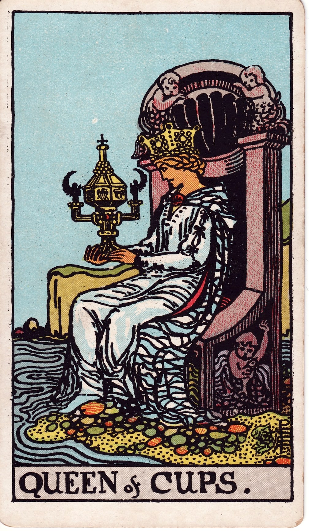 Queen of Cups Tarot Meaning: Intuition, Compassion & Strength