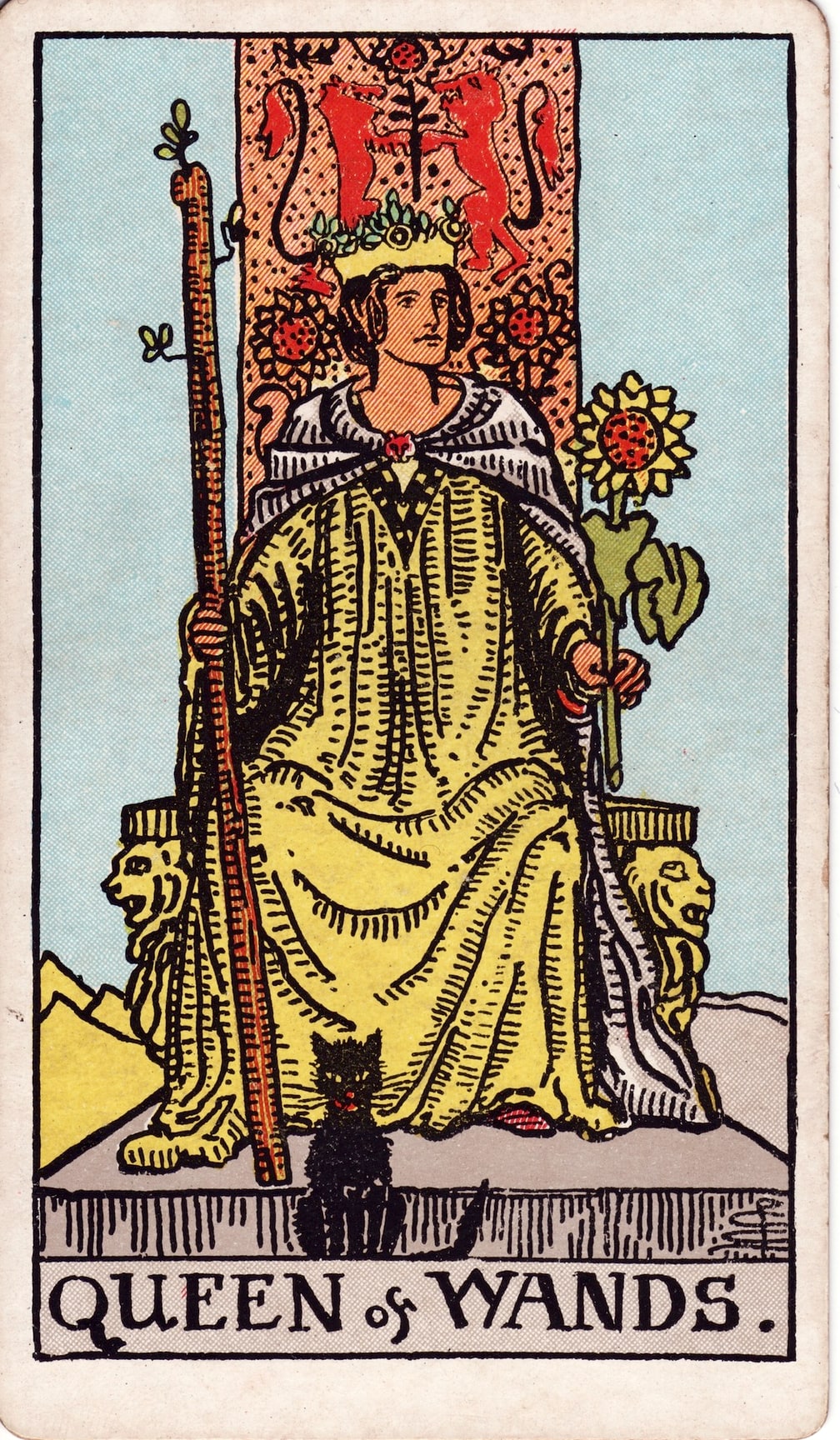 Queen of Wands Tarot Card Meaning: Confidence, Charisma, and Independence