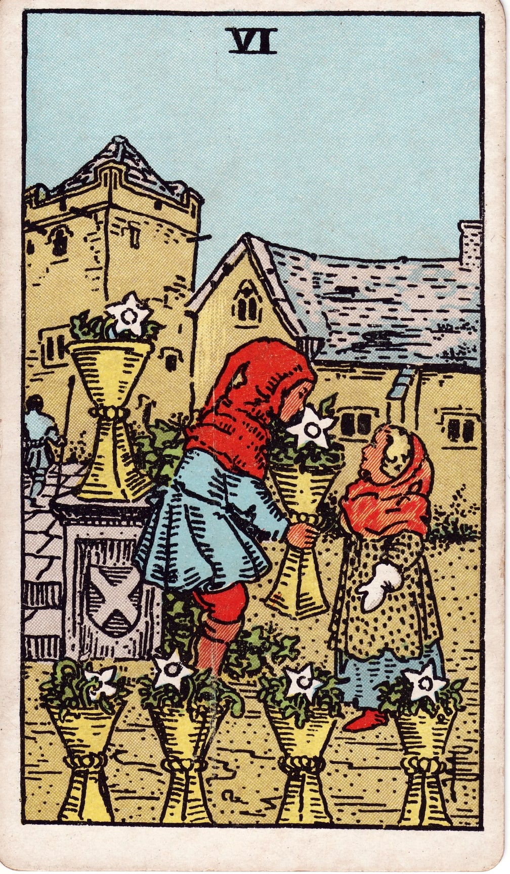 Six of Cups Tarot Card Meaning: Nostalgia, Healing & Rekindled Love