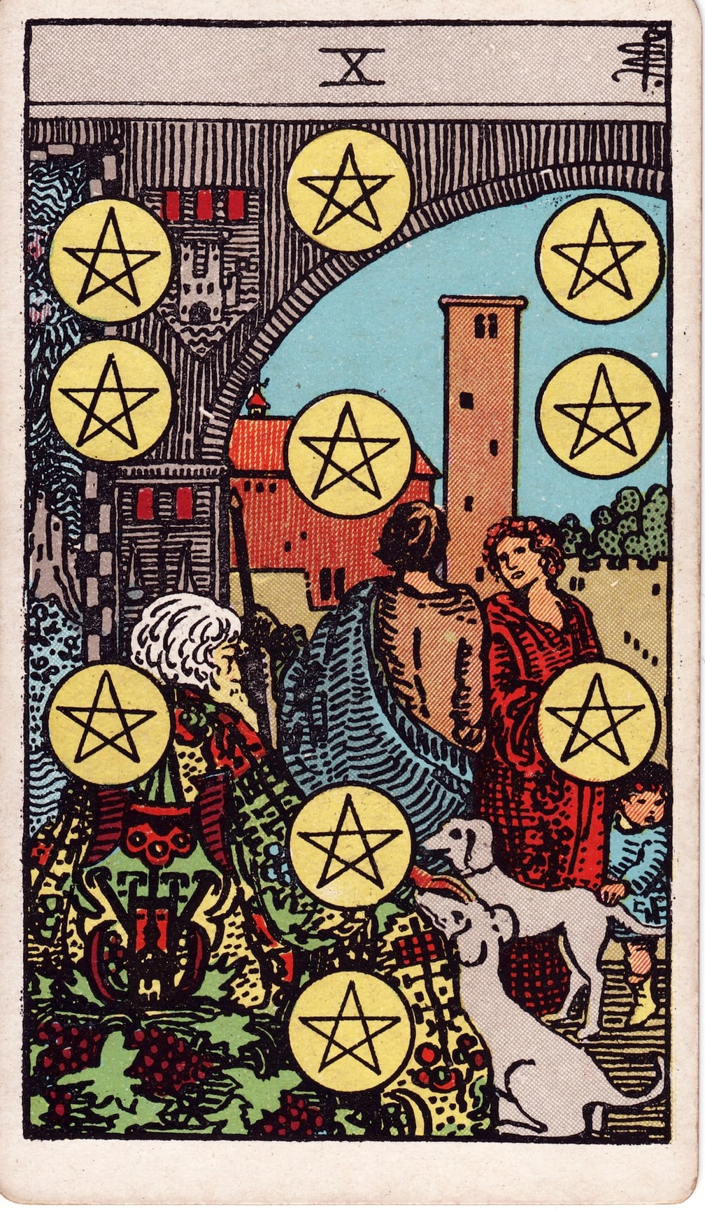 The Ten of Pentacles Card Meaning: Stability, Security, and Contentment