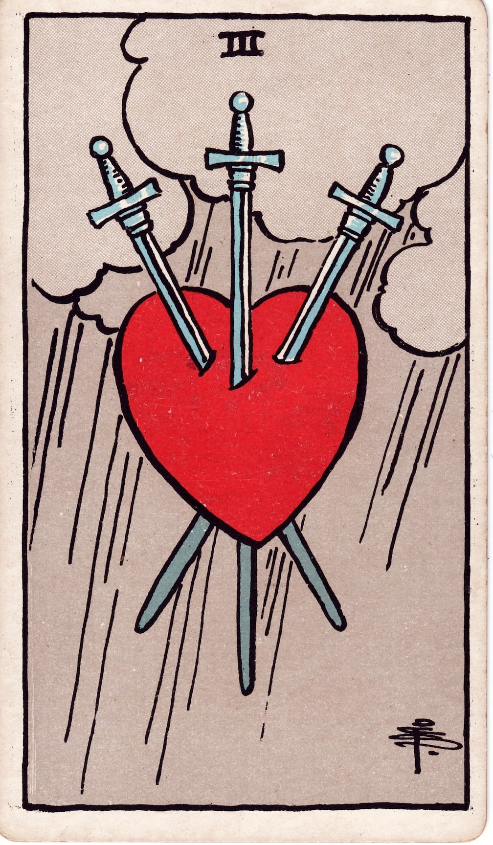 Three of Swords Tarot Card Meaning: Heartbreak, Healing & Moving Forward